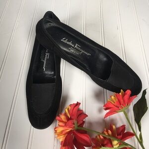 Salvatore Ferragamo Black Loafers